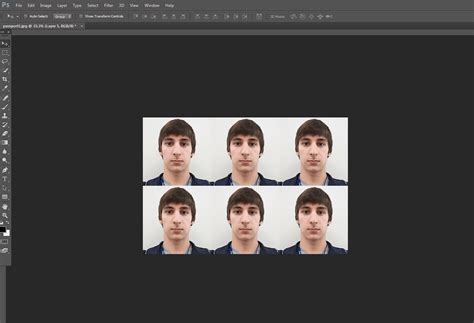 Photoshop, Passport Photo Creation .